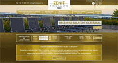 Desktop Screenshot of hotelzenit.hu