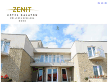 Tablet Screenshot of hotelzenit.hu